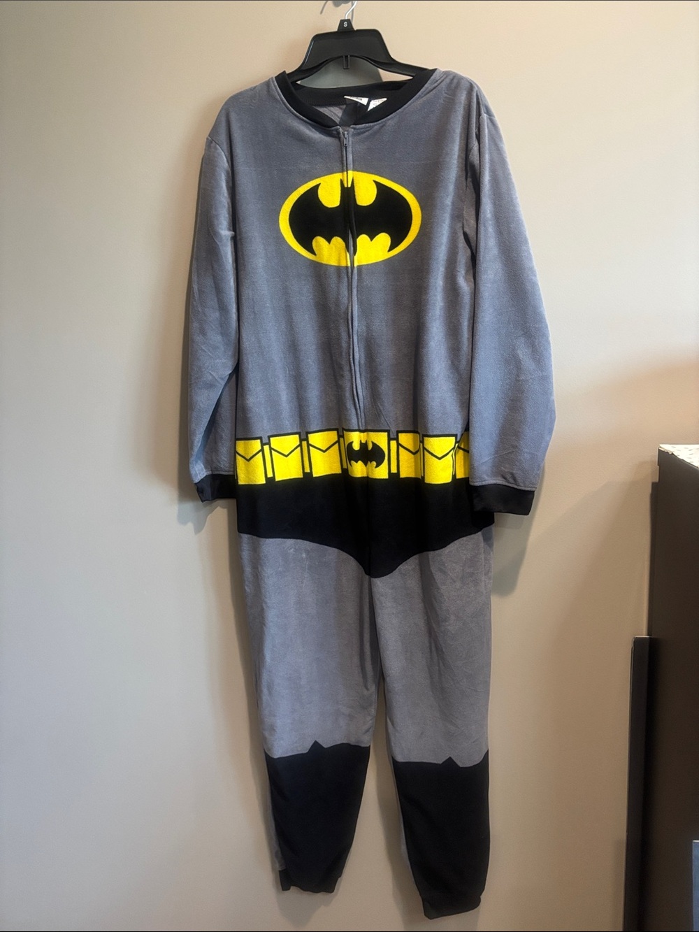 PRICE DROP!! Batman Gray & Yellow Onesie Costume